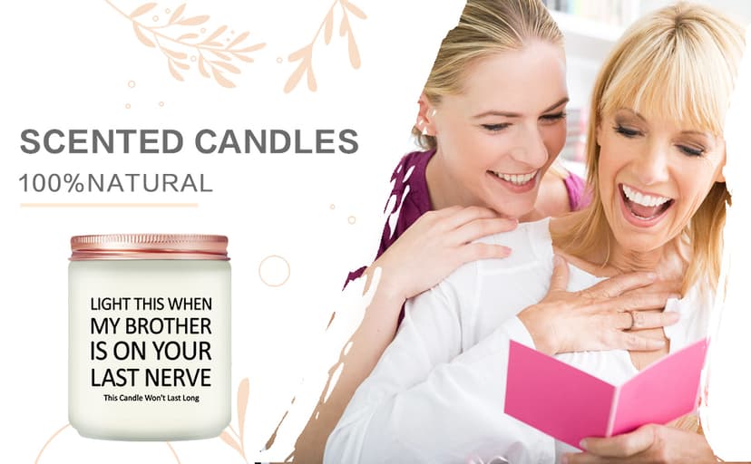 Sister in Law Gifts - Christmas, Birthday, Mother's Day, Wedding Gifts for Sister in Law - Lavender Scented Candles