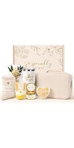 Gifts for Women, Mom, Wife, Her, Girlfriend, Sister, Bestie - Happy Birthday, White Elephant, Self Care Spa Gift Basket Set, Womens Gifts for Christmas, Teacher, Nurse, Employee Appreciation Gifts