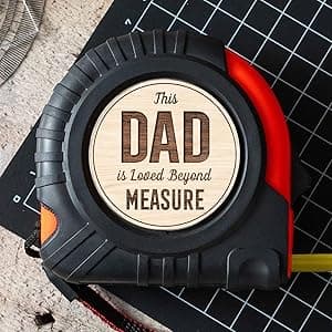 Gossby Tape Measure for Dad - Fathers Day, Birthday, Christmas - Woodworking, Carpenter Tool Gift for Men