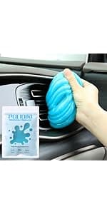 PULIDIKI Car Cleaning Gel Car Clean Putty, Universal Car Interior Cleaner Slime, Perfect Cleaning Kit Supplies, Auto Detailing Tools Accessories, Dust Remover Gifts for Men Women