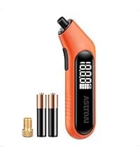 AstroAI Digital Tire Pressure Gauge 0-150PSI Calibrated to ANSI B40.7 +/-1PSI, Accurate in 0.1 Increments, 4 Units for Car Truck Bicycle with Backlight LCD, Silver