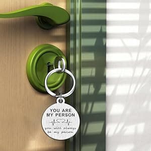 You are My Person Gifts Bff Women Teens Girls Best Friends Keychain Birthday Valentines Key Chains Rings