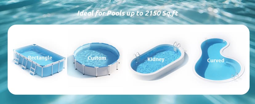 (2025 New) Cordless Robotic Pool Cleaner, Robotic Pool Vacuum for Inground Pools, Floor, Wall, Waterline and Drain Cleaning, 180 min Battery Life for Pool Up to 2150 Sq.ft