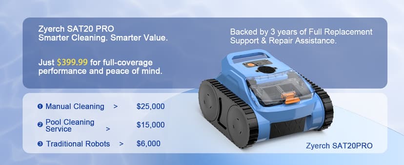 (2025 Upgrade) Pool Vacuum for Inground Pools, Robotic Pool Cleaner, Wall Climbing Pool Cleaner, Cleans Pool Floors, Drain & Walls & Waterline, Cleaning Up to 2100 Sq.ft, 180 Min