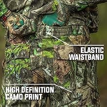 Mossy Oak Men's Men's Lightweight Camo Hunting Pants Tibbee