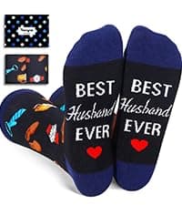 HAPPYPOP Awesome Gifts For Men - Cool Gifts For Son Brother Uncle Nephew Dad Husband, Funny Men Socks