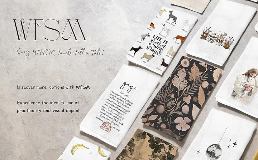 Chef Gifts Kitchen Towels - Cute Hostess Gifts, Decorative Kitchen Towels, 1624 Inches