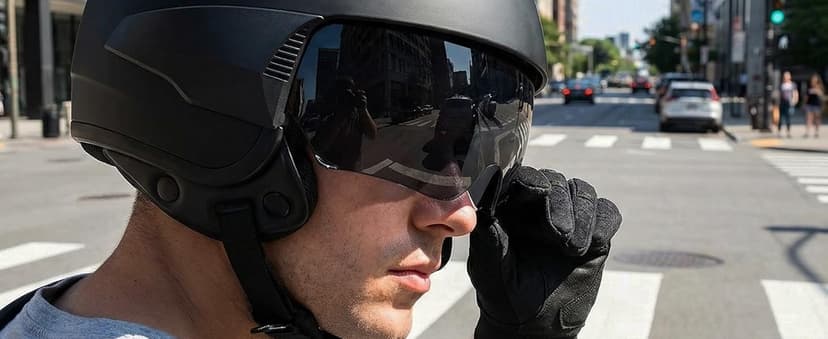Westt Open Face Motorcycle Helmet, 3/4 Motorcycle Helmet DOT Approved, Lightweight Moped Helmet with Built-in Sun Visor, Quick Release Strap, Removable Washable Liner, Scooter Helmet for Adults