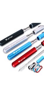 Travel Drinking Straws, Cruise Must Haves, Portable Foldable Stainless Steel Straws with Cases, Silicone Tips for Gifts Kynup Reusable Collapsible Metal Straws, Cruise Ship Essentials (4Pack) B07ZBZ6CCC