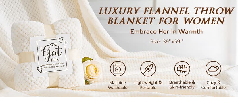 Get Well Soon Gifts Baskets for Women Self Care Gifts, Spa Care Package After Surgery Inspirational Thinking of You Sympathy Gift, Feel Better Encouragement Gift for Women Sick Friends Mom w/ Blanket