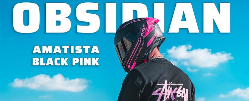 HAX Obsidian Pro Full Face Dual Visor Adult Motorcycle Helmet for Motorbike Street Bike with Pinlock Ready DOT Approved