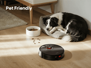 Robot Vacuum and Mop Combo,Lidar Navigation Robotic Vacuum Cleaner with 3.5L Self Emptying Station,5000Pa Vacuum Robot,180mins Runtime,No-Go&No-Mop Zones,App/Alexa/Remote Control,UR3