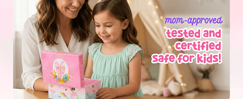 Music Boxes for Little Girls, Toddler Jewelry Box for 4 Year Old Kids, Toys for Toddlers, Birthday Gifts for Kids 5-9 Years Giggle & Honey® Musical Unicorn Jewelry Box for Girls B0CHKLZ7PJ
