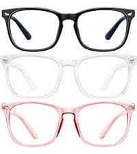 hunsquer Blue Light Glasses for Women Blue Light Blocking Glasses Men Computer Gaming Blue Screen Glasses Mens Blue Light Blocker Glasses