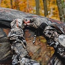 Barronett Blinds Prowler 300, Portable Hunting Blind, Tall Hub Blind, Shoot While Standing, Lightweight, 2-Person, Bloodtrail Woodland, 80” x 75” x 75”, PR300BT