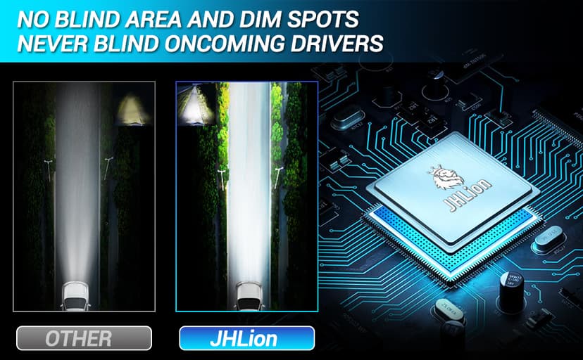 5x7 LED Headlight,JHLion Anti-glare H6054 5x7 7x6 Led Headlights,180W DOT Approved 600% Brighter w/DRL Amber Turn Signal Hi/Low Sealed Beam Compatible with Jeep Cherokee XJ Wrangler YJ GMC Comanche MJ