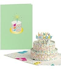 Lovepop Birthday Pop-Up Card for Her, Him, Girls, Boys - 3D Celebration Cards - Yay Happy Birthday - 5" x 7" - Blank Notecard & Envelope Included