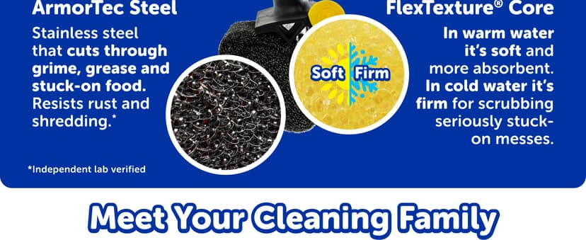 Scrub Daddy Household Cleaning + BBQ Bundle - BBQ Daddy Bristle Free Grill Brush - 2 Microfiber Cleaning Towels - All Purpose Cleaner PowerPaste Cleaning Paste + Scrub Mommy Sponge B0DQT39KBV