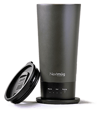 Nextmug - Temperature-Controlled, Self-Heating Coffee Mug (Black - 14 oz.)