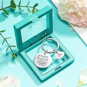 Boss Lady Gifts for Women, Bosses Day Gifts for Women, Best Boss Christmas Gift with Canvas Tote Bag, Funny Cool Box for Bosses Female, Office Leader Appreciation Gift for Birthday Boss's Day