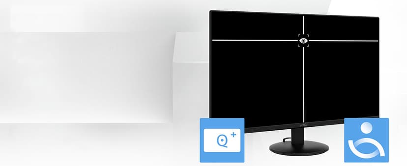 msi PRO MP242LE 24-inch IPS 1920 x 1080 (FHD) Computer Office Monitor, 100Hz, Adaptive Sync, HDMI, DisplayPort, Tilt, 4-Side Slim Bezel 1ms, Black