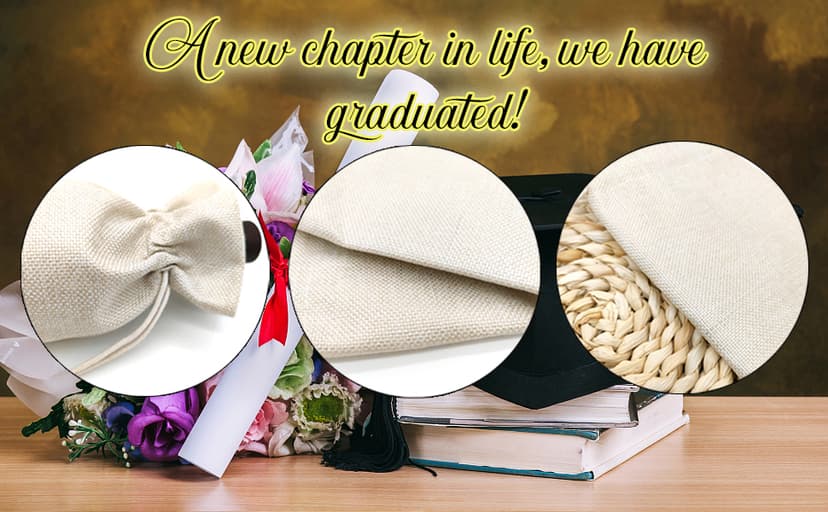 Graduation One Degree Hotter,Funny Cute Wine Bag Gift,College Graduation Gift for Him Her Grad Masters Congrats Cap-Linen Drawstring Wine Bags(5SW113) B0BPC5W9VV