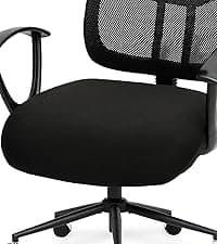 Water Resistant Stretch Computer Office Chair Cover with Durable Zipper Universal Washable Removable Spandex Rotating Boss Chair Slipcovers Anti-dust Soft Desk Chair Seat Protector for Dogs Cats Pets