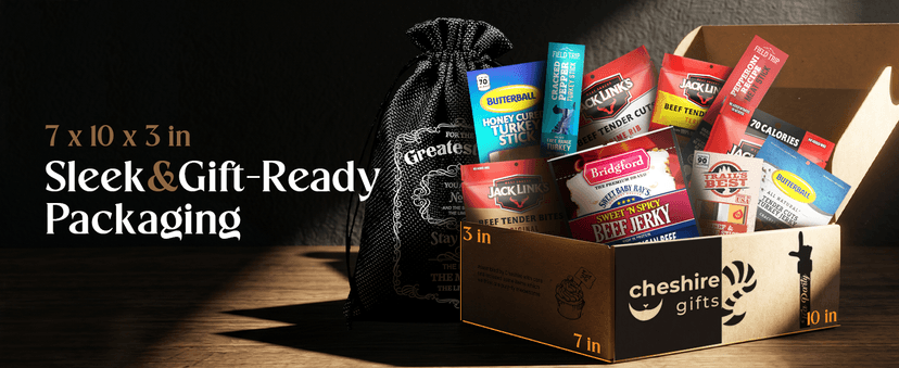 Beef Jerky Gift Baskets For Men - Meat And Cheese Gift Baskets, Birthday Gifts For Men Who Have Everything With Beef Jerky Variety Pack - Gifts For Dad & Care Package