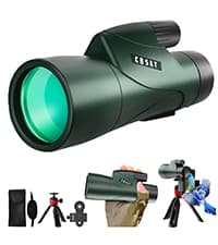 Gosky 10X42 HD Binoculars for Adults with Phone Adapter, High Power Binoculars with BAK4 Prism and FMC Lens, Waterproof Binocular for Bird Watching Hunting Traveling Outdoor Sports