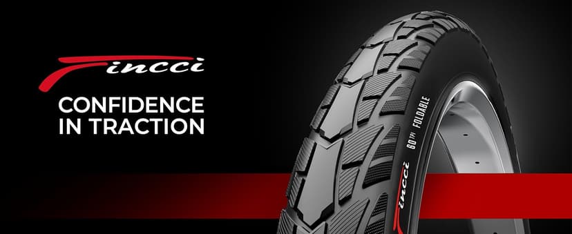 Fincci Pair 700x40c Bike Tire - 700c Gravel Tires with Kevlar & Nylon 1mm Puncture Proof - Lightweight 60 TPI Foldable Bicycle Tires 42-622 for Hybrid, Electric, Touring Bikes