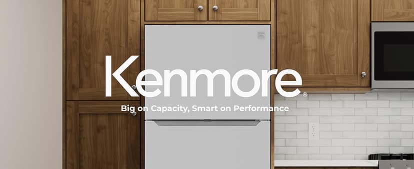 Kenmore 30" Top Mount Refrigerator with Freezer - Adjustable Shelving, Humidity-Controlled Crispers, LED Lighting, ENERGY STAR Certified, Garage Ready, 20.2 cu. ft. Capacity - White