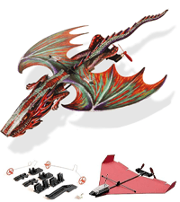 POWERUP 4.0 The Next-Generation Smartphone Controlled Paper Airplane Kit, RC Controlled. Easy to Fly with Autopilot & Gyro Stabilizer. for Hobbyists, Pilots, Tinkerers.