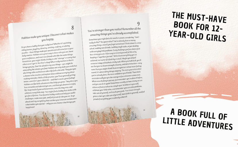 101 Happy Thoughts for a 12-Year-Old Girl: A Meaningful Gift for a 12th Birthday or Any Day — Filled with Courage, Confidence, Kindness, and Joy B0GSBMNQWT