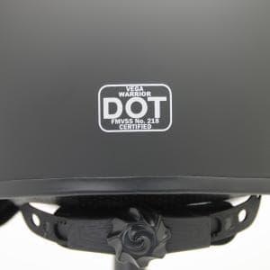 VEGA Warrior Motorcycle Half Helmet with Sunshield/Adjustable Size Dial DOT Half Face Skull Cap for Bike Cruiser Chopper Moped Scooter ATV