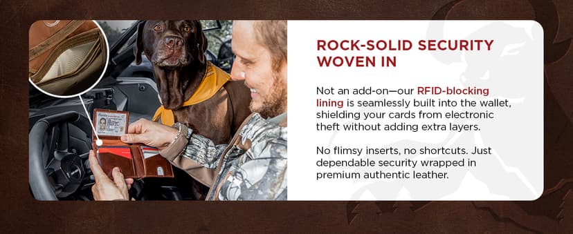 BULL GUARD Mens RFID Blocking Bifold Wallet Soft Genuine Leather Brown Western | Secure and Durable Extra Capacity Billfold with 11 Credit Cards, Flip Up ID