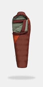 Kelty Cosmic Synthetic Fill 20 Degree Backpacking Sleeping Bag – Compression Straps, Stuff Sack Included