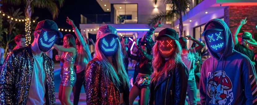 Gift for Halloween Digital Mask Birthday Christmas Rave Party,Cool Toy for Kids Adults,50 Changing Face Patterns,Rechargeable MEGOO Led Light up Mask with Gesture Sensing, Halloween Gifts for Teen Boys B09Y9DT9W7