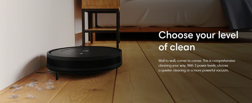 iRobot Roomba Vacuum 2 Essential Robot with AutoEmpty Dock, 3 Suction Levels, Latest Floor Tracking Sensors, and Compact Design (Black)