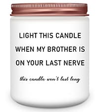 HOMSOLVER Sister in Law Gifts from Sister, Birthday Anniversary Christmas Engagement Bridal Shower Wedding Gifts for Sister in Law, Funny Lavender Candle Gift for Future Sister-in-Law Idea