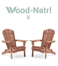 Wooden Folding Adirondack Chair Set of 4, Half Pre-Assembled Wood Lounge Chair for Outdoor Patio Garden Lawn Backyard Deck Pool Beach Firepit