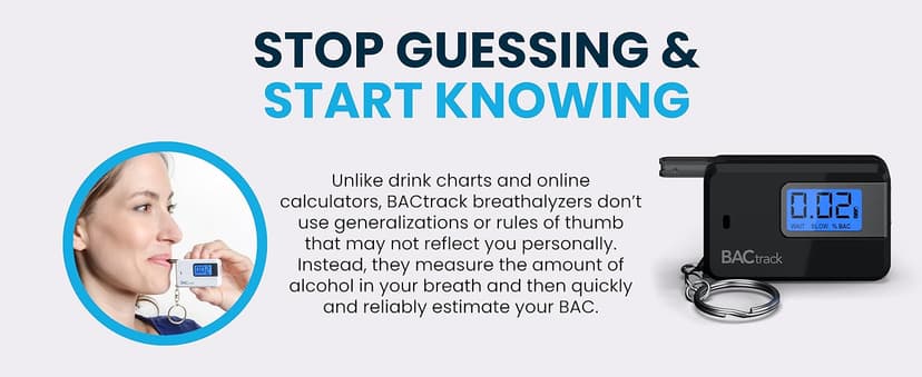 BACtrack Go Keychain Breathalyzer (Black) | Ultra-Portable Pocket Keyring Alcohol Tester for Personal Use