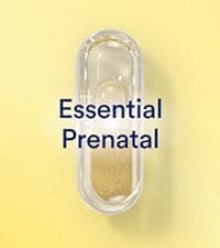 Ritual Essential for Women Prenatal Multivitamin: Folate & Choline for Neural Tube Support, Omega-3 DHA for Fetal Brain Development, Iron, Calcium-Helper D3 & K2, Non-GMO, Vegan, Citrus, 30 Days