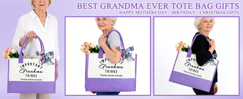 Grandma Gifts, Birthday Gifts for Grandma, Christmas Thanksgiving Mothers Day Ideas Present for Grandmother Basket Set of 5
