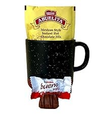 Hot Cocoa Bar Kit by Happy Packs, Includes Hot Cocoa Mix, Mini Marshmallows, Crushed Peppermint Candy, Chocolate Chips, White Chocolate Chips & Christmas Sprinkles, Premium Hot Chocolate Gift Sets