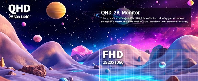 ZZA 32 Inch Curved Gaming Monitor, QHD 2560x1440, Ultra 300Hz & 240Hz Refresh Rate, Computer Monitor VA Panel,1500R, 1ms, HDR, AMD FreeSync Premium, NVIDIA G-SYNC Compatible