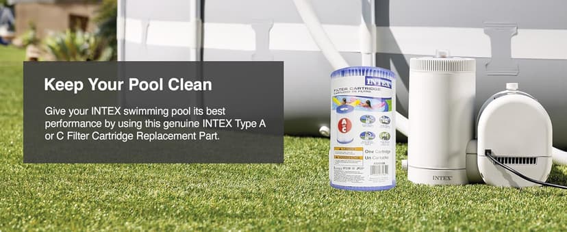 (Pack of 6) Intex 29000E/59900E Easy Set Pool Replacement Type A or C Filter Cartridge