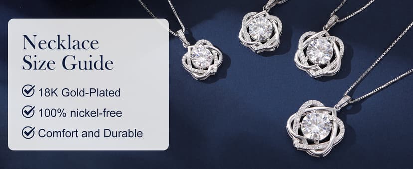 InfinityLove Heart Pendant Necklaces for Women, 2-5 Carat Moissanite Heart Necklace, Anniversary Birthday Christmas Valentine Engagements Mothers Day Jewelry for Wife Her Girlfriend Mom Daughter