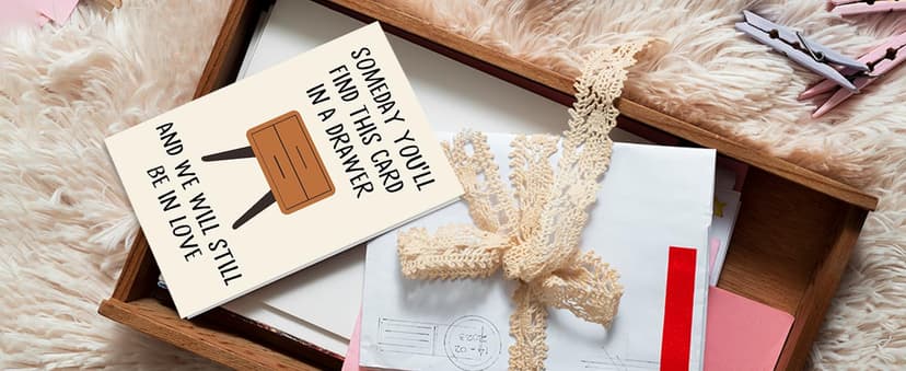 Funny Anniversary Card Gifts for Men, Happy Birthday & Anniversary Greeting Card for Him Husband Boyfriend, Valentines Day Gifts for Him