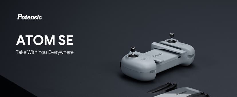 Potensic ATOM SE GPS Drone with 4K EIS Camera, Under 249g, 62 Mins Flight, 4KM FPV Transmission, Brushless Motor, Max Speed 16m/s, Auto Return, Lightweight and Foldable Drone for Adults Beginner