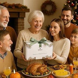 Eco Friendly Unique Natural Gift Beauty Set – Bamboo Makeup Brushes, Vegan Bamboo Roller & Soft Face Towel – Organic Self-Care Box for Women & Teens, Perfect Birthday , Holiday Present”